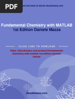 Full Download Fundamental Chemistry With MATLAB 1st Edition Daniele Mazza PDF