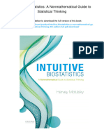 Intuitive Biostatistics: A Nonmathematical Guide To Statistical Thinking. ISBN 0190643560, 978-0190643560