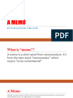 A Memo