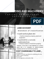 Land, Building & Machinery