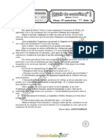 Devoir de Snthèse N°3 Collège Pilote - Français - 9ème (2009-2010) MR Gassoumi Mohamed Lazhar