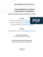 Esquema de Tratamiento para La Tuberculosis en El Perú - Final