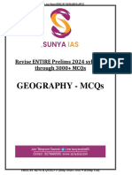 Sunya Geography 2024-Questions 400+MCQs KING R QUEEN P