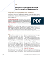 Hypertension Among 1000 Patients With Type 2 Diabetes Attending A National Diabetes Center in Jordan