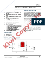 KP116 Non-Isolated BuckBoost APFC Offline LED Controller