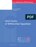 (Advanced Courses in Mathematics - CRM Barcelona) Colin Christopher, Chengzhi Li - Limit Cycles of Differential Equations-Birkhäuser Basel (2007)