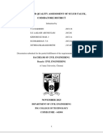 REPORT Ground Water Quality Assesment in Sulur Region Coimbatore 2023