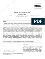 Finding The Right Pixel Size