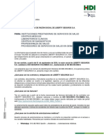 Carta Razón Social Proveedores de Servicios de Salud