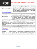 Capacites Numeriques Exigibles en Physique Et en Chimie