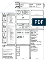 Leshi - Character Sheet