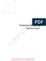 PM Guided Project Sample Business Report