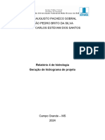 Relatório 4 de Hidrologia - Geração de Hidrograma de Projeto