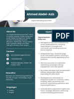 Digital Marketing Resume