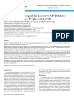 Double-Blind Testing of The Lifewave X39 Patch To Determine GHK-Cu Production Levels.