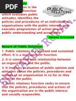 Public Relations