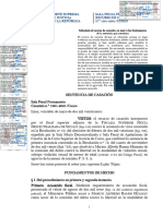 CAS 21 1001 Motivac Valora Individual y Conjunta Prueba, No Autoincriminaci