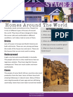 Homes - Around - The - World - Reading Comprehension