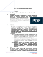 Esquema de Proyecto de Responsabilidad Social