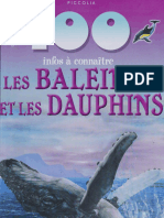 100 Infos A Connaitre Baleines Et Dauphins French Piccolia PICCOLIA