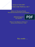 Data On Housing StockHousehold Amenities and Assets Presentation Chhattisgarh