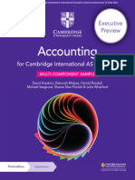 Cambridge International As - A Level Accounting Executive Preview