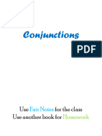 Conjunctions