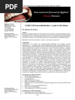 CAD CAM in Prosthodontics