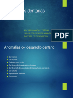 Anomalías Dentarias