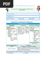 Sesión de Aprendizaje