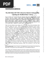 Criterios Modificados de Endocarditis