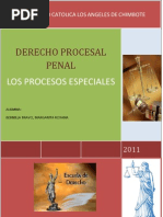 Derecho Procesal Penal-Especiales