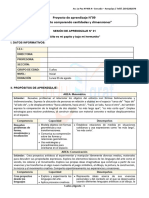 5 Años - Actividad Del 05 de Agosto