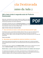 FluÃ Ncia Destravada - Material Da Aula 2