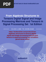 From Algebraic Structures To