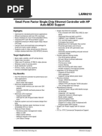 Small Form Factor Single-Chip Ethernet Controller With HP Auto-MDIX Support