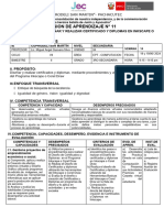 Sesion de Aprendizaje Ept Computacion 5to Coprodeli SM 2024 Clase 11