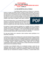 Tema 3 LA ESPIRITUALIDAD DE LA FAMILIA