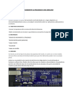 Sensor de Movimiento Ultrasonico Conectado Al Arduino - Docx1