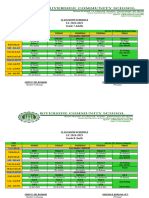 RCS Current Class Room Schedule 2023-2024 PDF