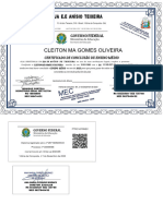 Certificado Escolar - Cleiton Má Gomes Oliveira