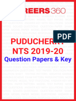 Puducherry NTS 2019 20 Question Papers