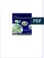 Immediate Download Course in Financial Calculus A Alison Etheridge All Chapters