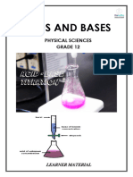 Acid - Base Reactions Promaths Online Grade 12 Learner Material