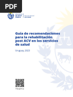 Ministerio de Salud Pública (2023) - Guía de Recomendaciones para La Rehabilitación Post ACV en Los Servicios de Salud