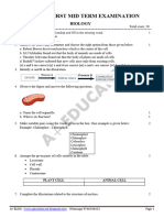 A+ Blog Class 8 Biology Mid Term Examination em