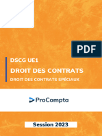 UE1 - Droit Des Contrats - Droit Des Contrats Spéciaux - Polycopié - Télécharger Le Polycopié - 28-12-2023