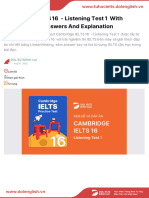CAM16 - Listening Test 1