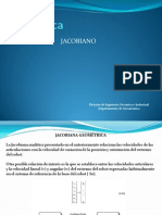 Jacobiano Geometrico y Singular Ida Des