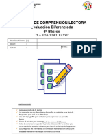 Prueba de Lenguaje 6º La Edad Del Pavo Lista